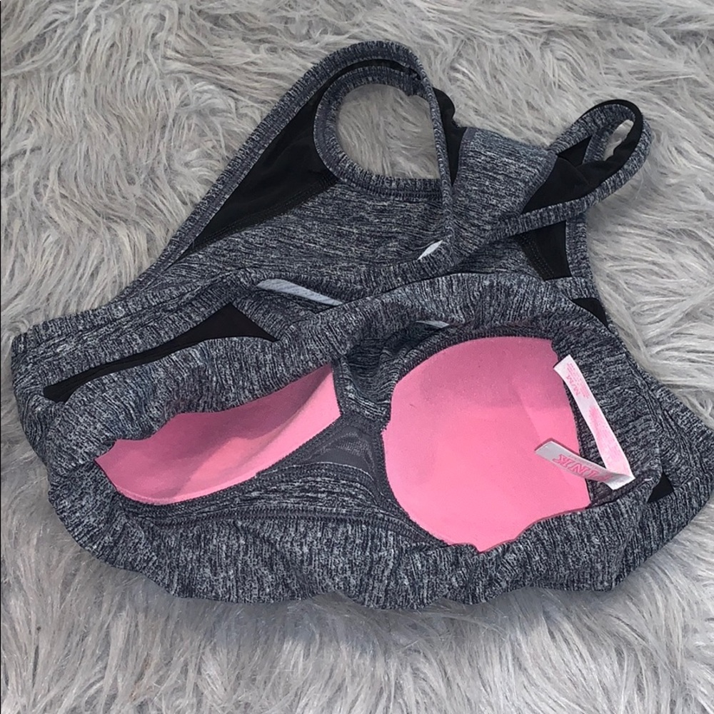 Pink Sports bra with padding - Picture 2 of 3